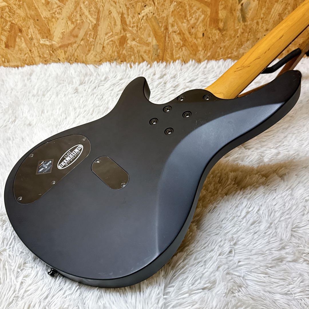 Schecter Damien-4 AD-DM-4 EMGhz コウモリインレイ