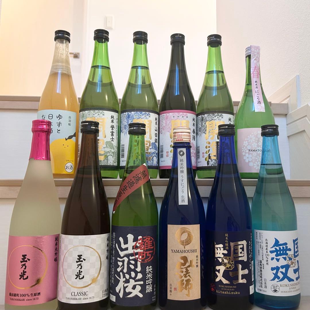 日本酒　まとめ売り　720ml 12本　飲み比べ