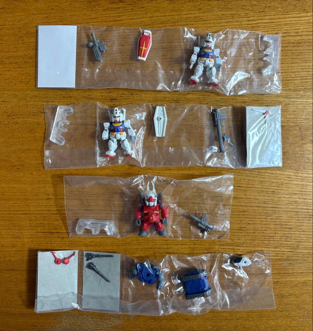 ガンダム　コンバージ　第1弾　4体セット