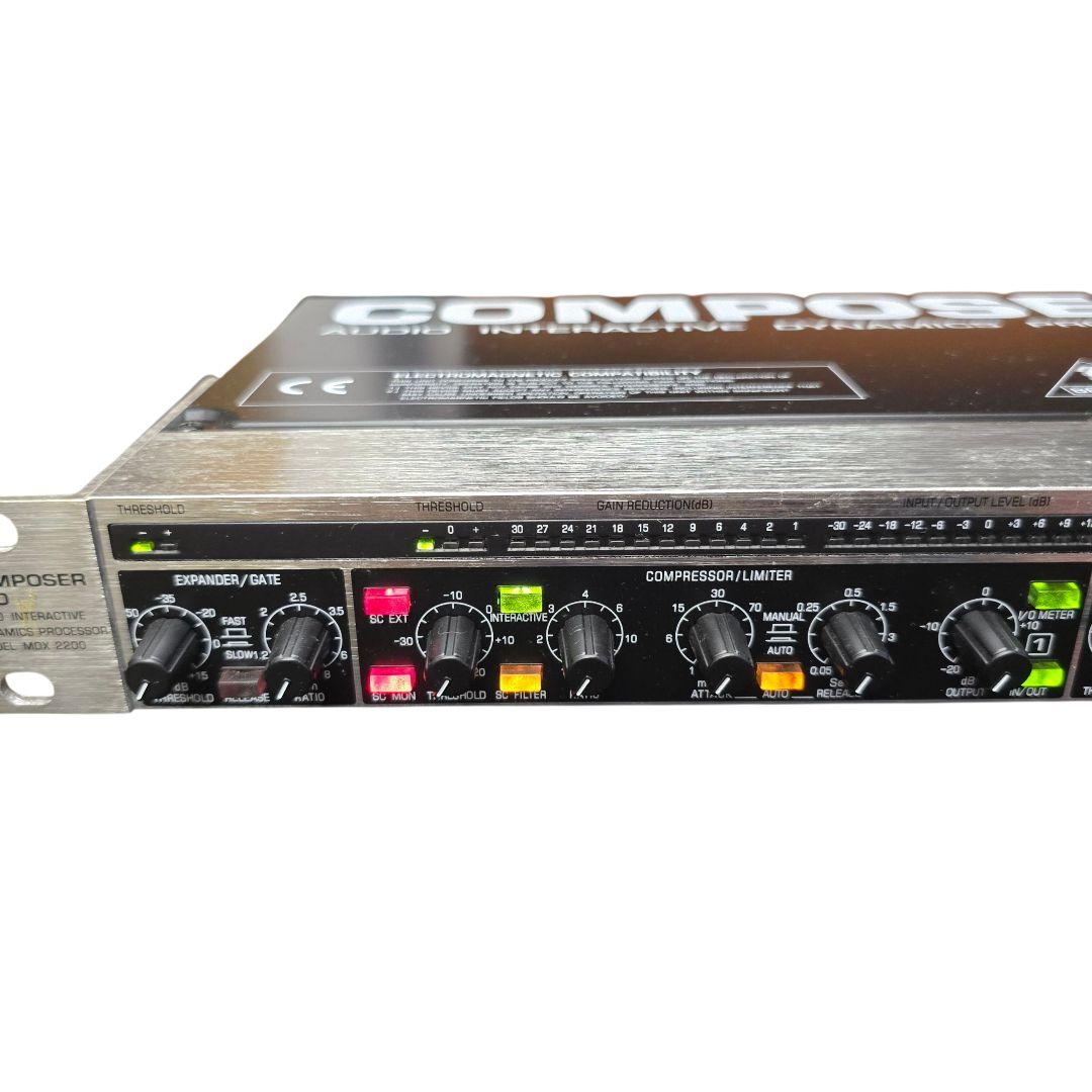 ③ベリンガー BEHRINGER MDX2200 コンプレッサー　PRO