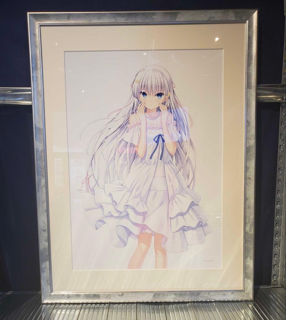 Na-Gaさん描き下ろしSummer Pockets しろは複製原画