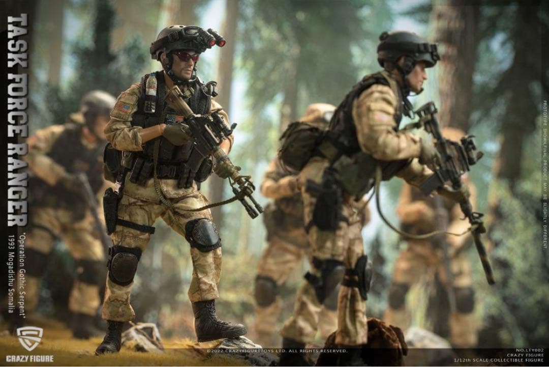 ミリタリー US Military75th Delta Special Force 1/12