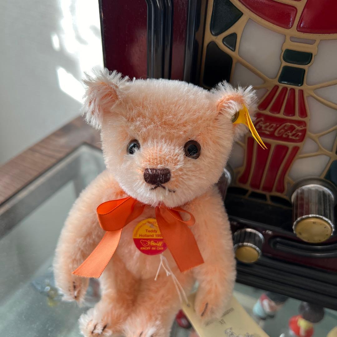 シュタイフ　テディベア　Holland 1995 オレンジ　Steiff