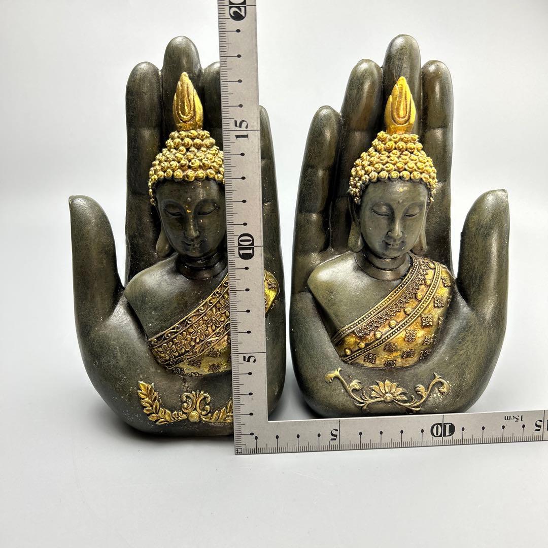 掌仏像の置物　タイ