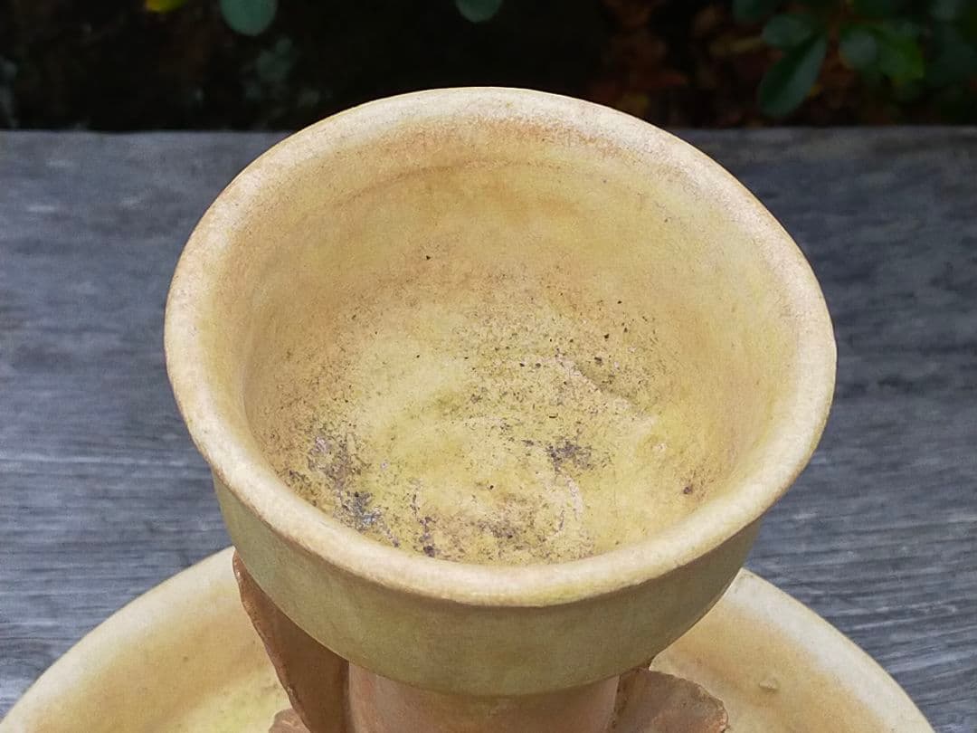 ♥中国　発掘品　高杯　骨董品