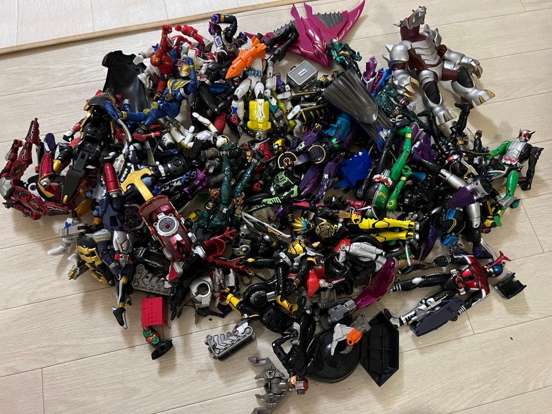 仮面ライダー フィギュア 大量　ジャンク　換装系
