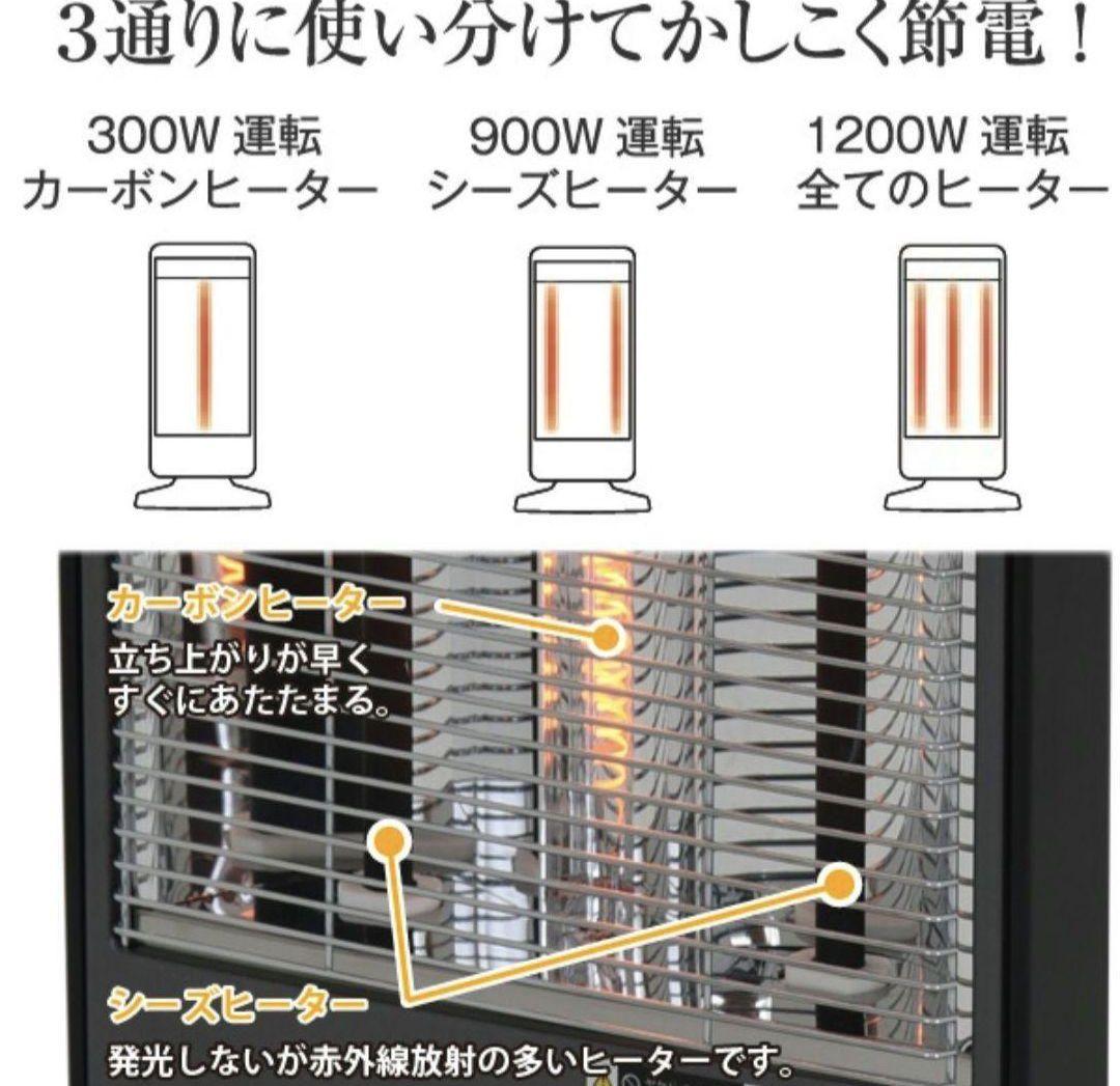 【新品未使用】ユアサプライムス 3灯管ハイブリッドヒーター ykt-scs12d