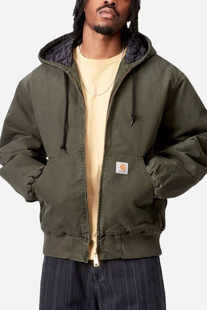 CARHARTT WIP OGアクティブジャケット　オリーブ/ストーンキャンバス