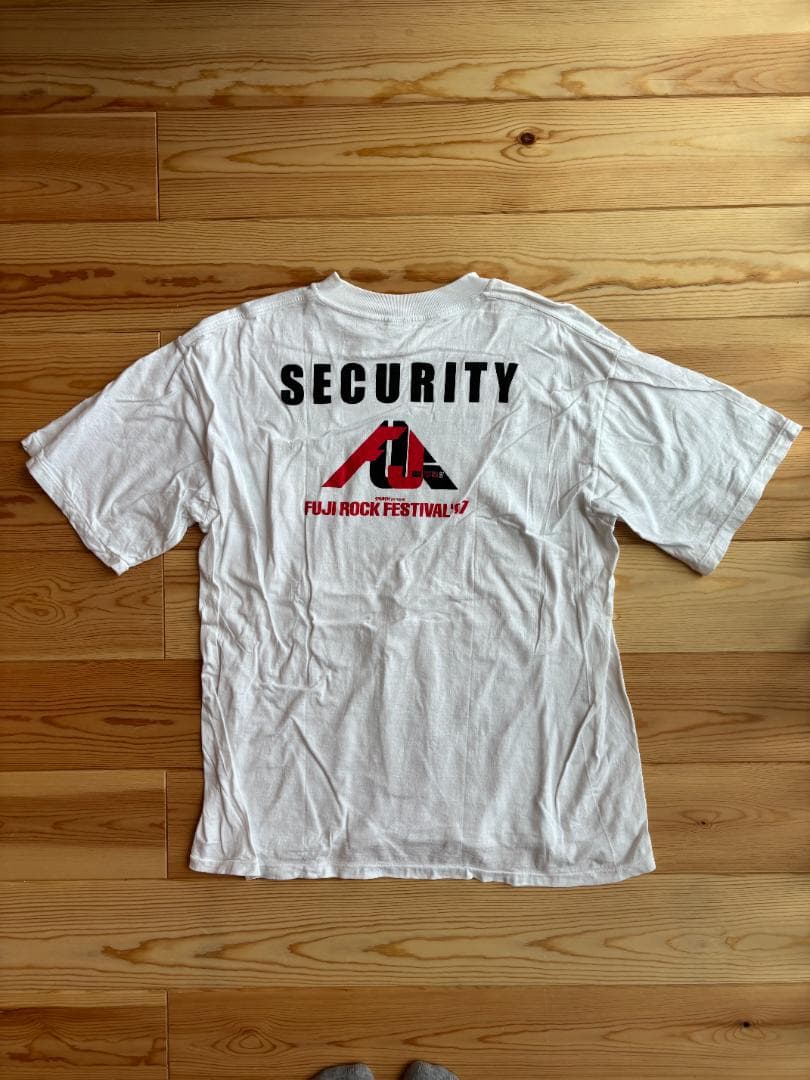 第一回フジロック 1997 セキュリティTシャツ L