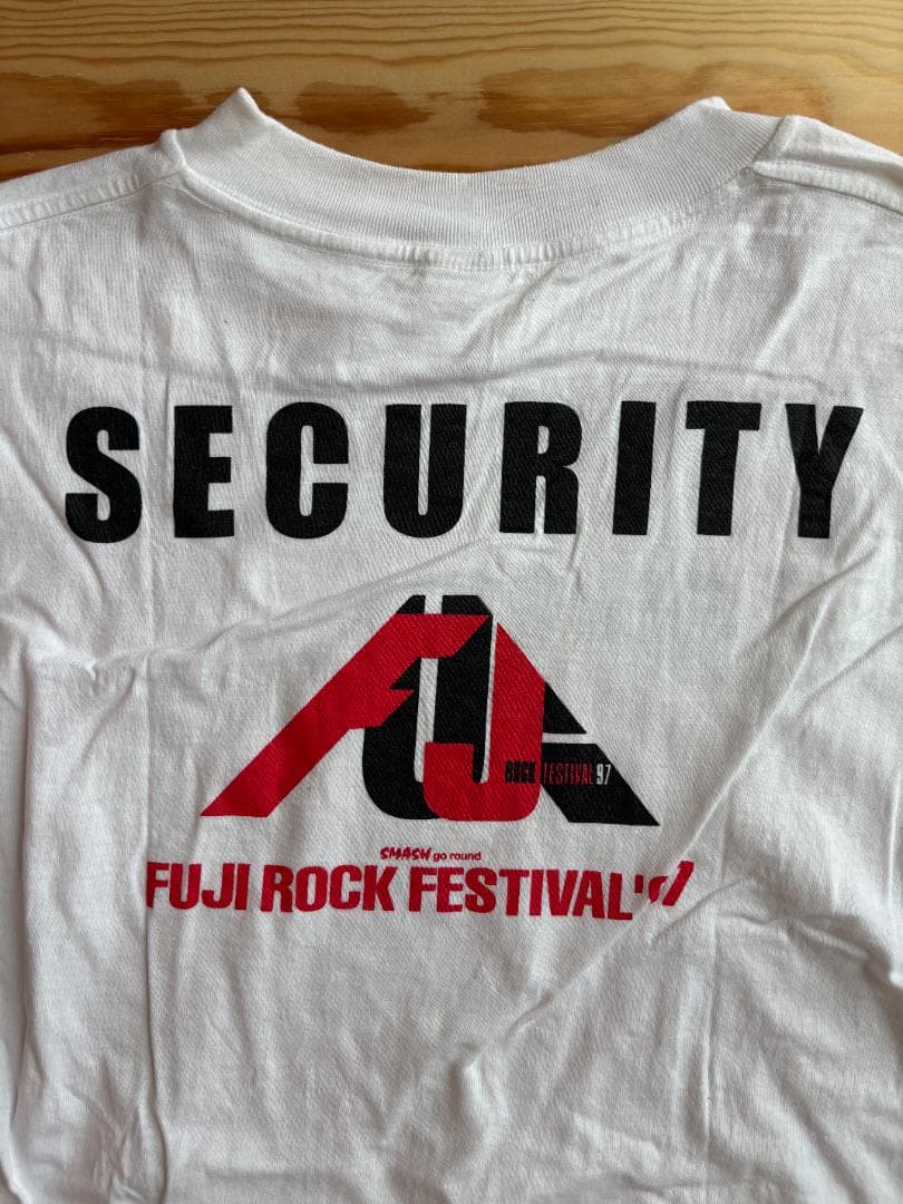 第一回フジロック 1997 セキュリティTシャツ L