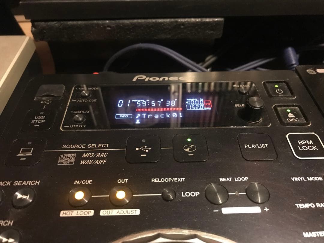 PIONEER DJM350 CDJ350 電源、RCAケーブルセット