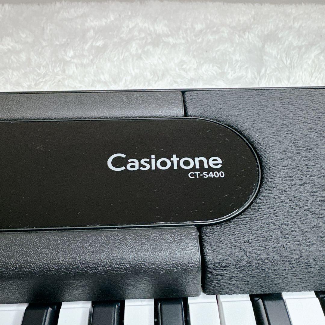 CASIO　カシオ　極美品　23年製　CT-S400　純正ケース　スタンド