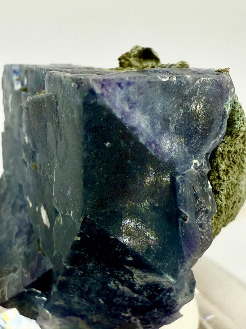 ボリューム感　ブルーフローライト　浙江省産　原石　蛍石　鉱物標本