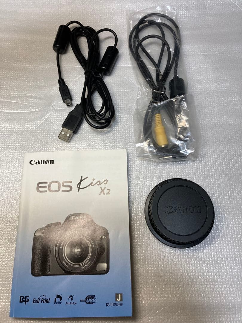 Canon EOS Kiss X2 デジタル一眼レフカメラ（セミハードケース付）