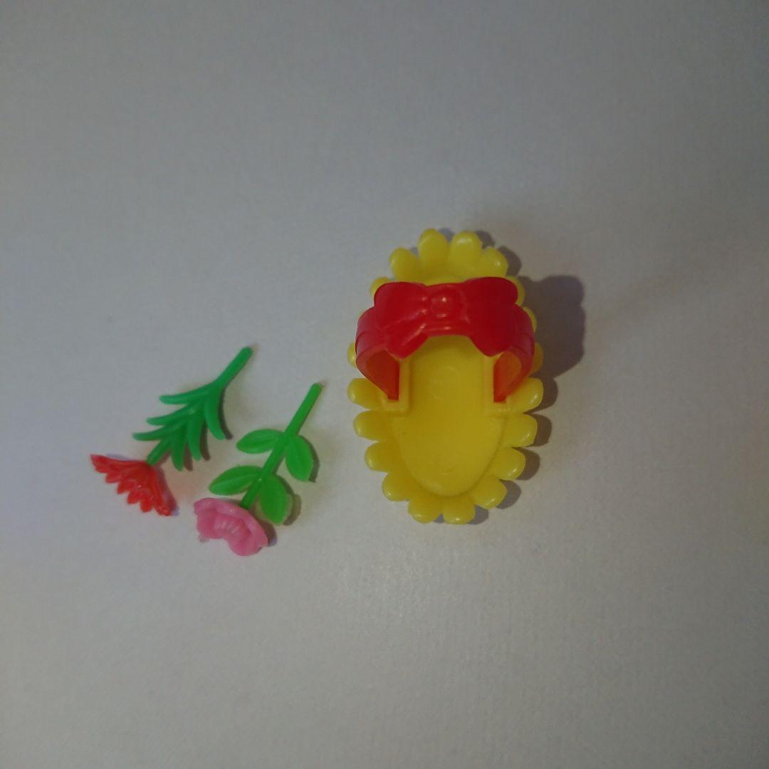 グリコ おまけ〈お花 花籠セット〉リボン