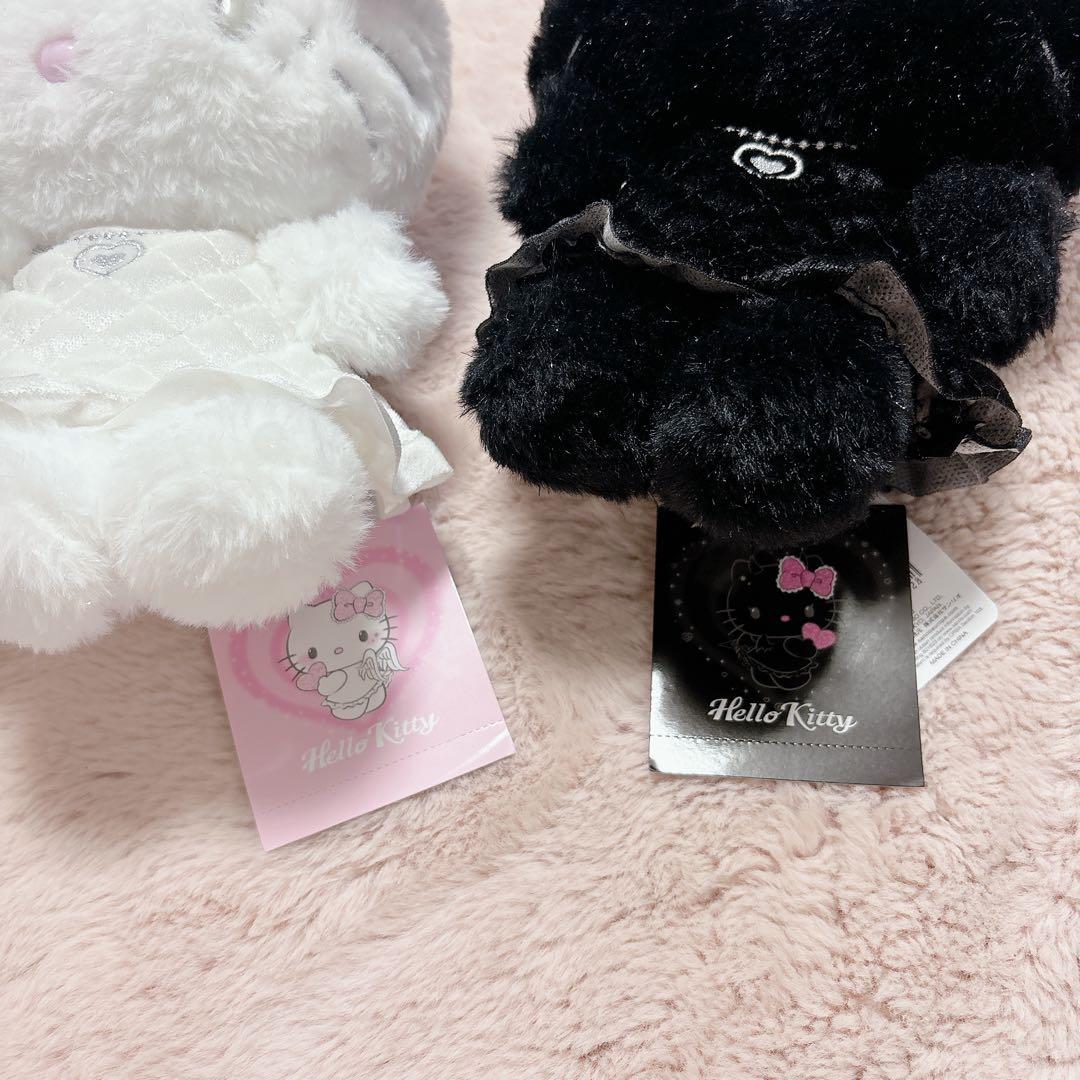 ハローキティ 天使と小悪魔 ぬいぐるみ 2個セット 新品