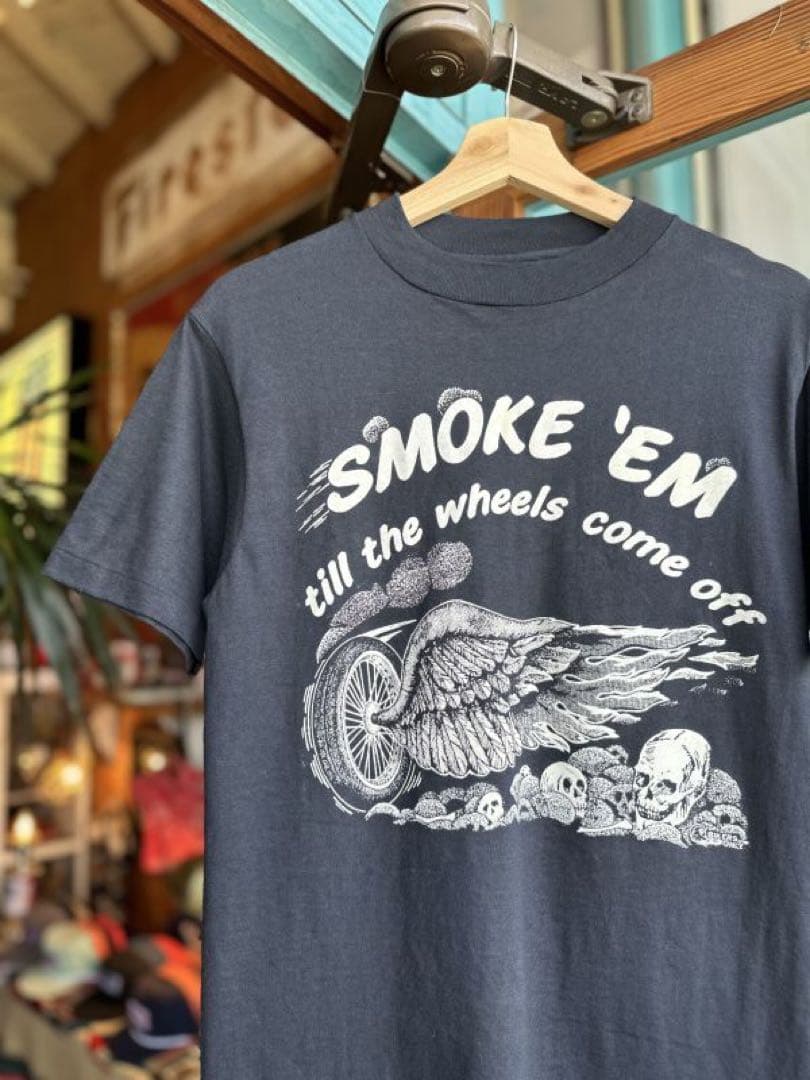 当時物 80's ビンテージハーレーTシャツ 山田レン