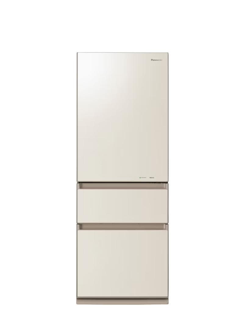 Panasonic 3ドア冷蔵庫 NR-C32FGM-Nフロントガラス315L