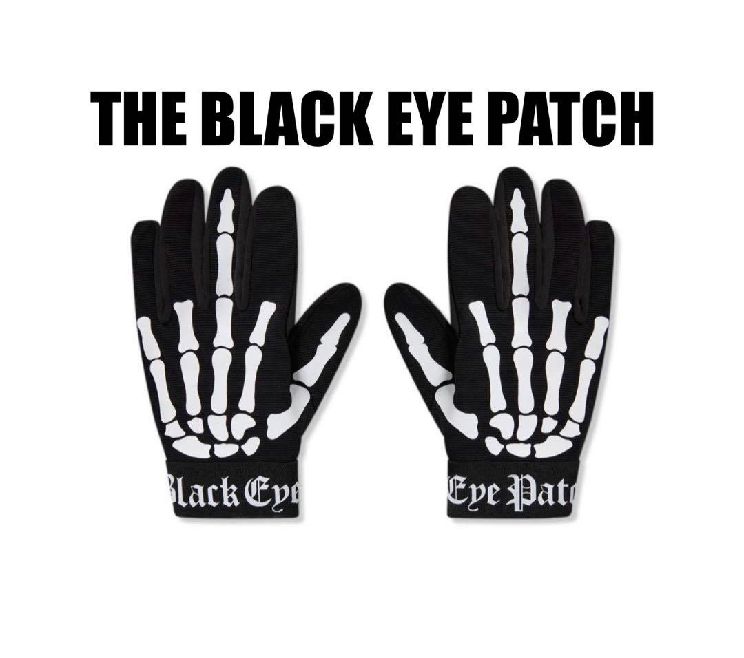 新品）ブラックアイパッチ　SKELETON’S FINGER GLOVES