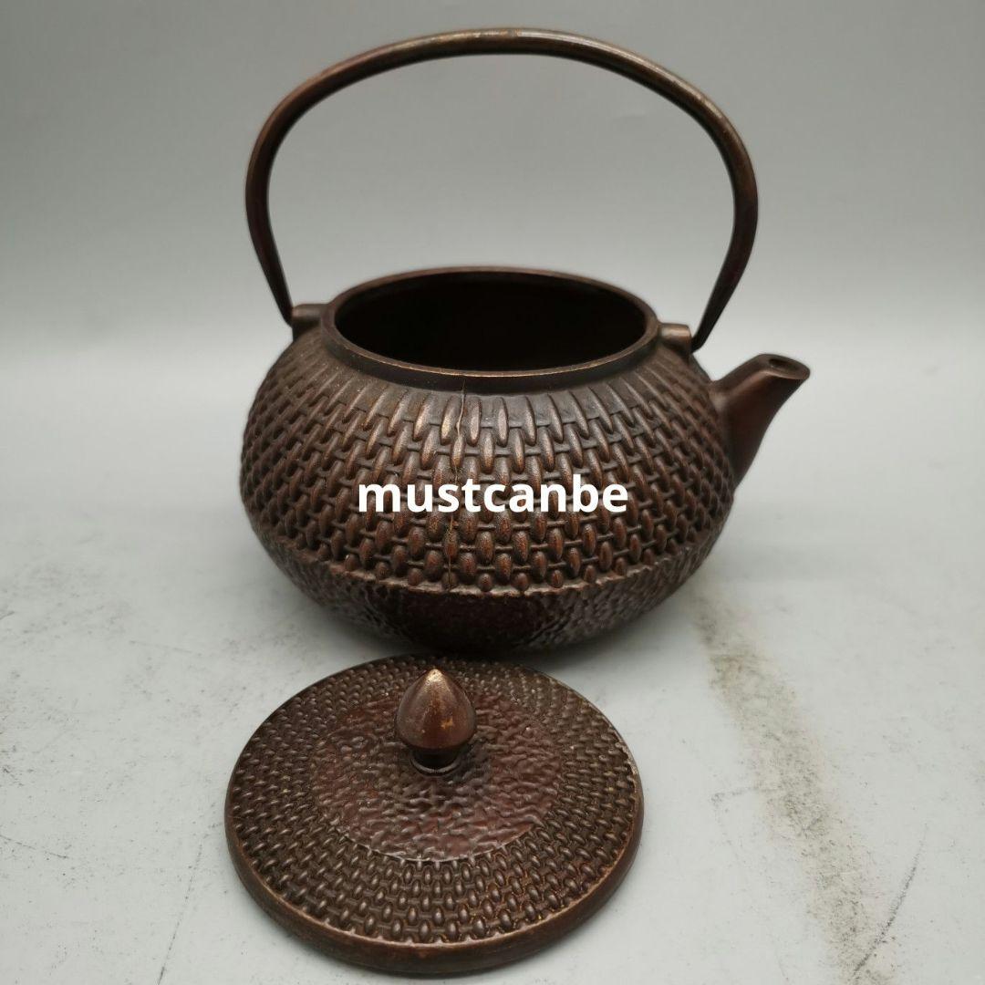 銅器 茶壺 提梁壺 徳利 茶道具 水筒 装飾品 工芸品 置物