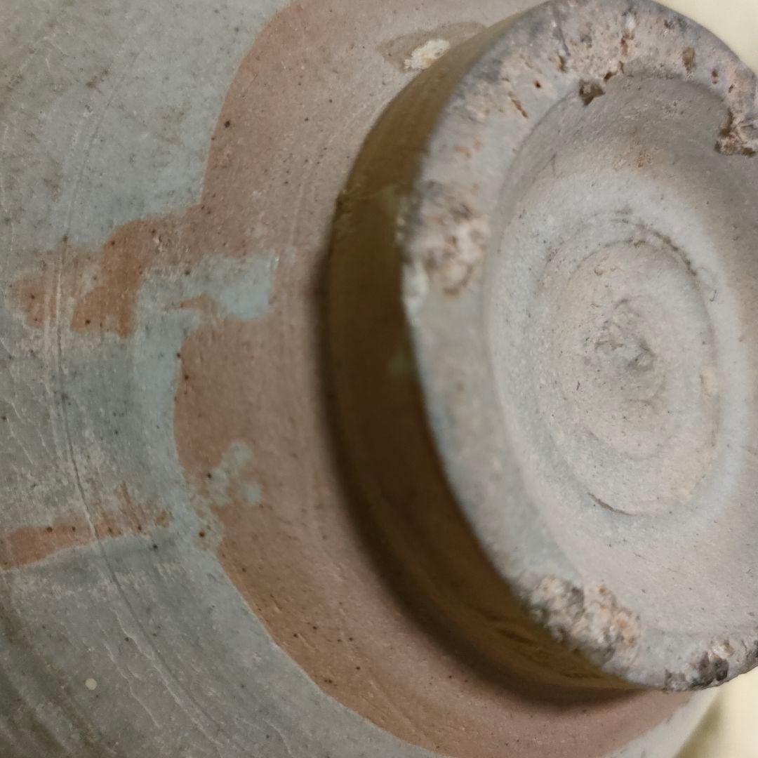 李朝　高麗　青磁茶碗　時代物　骨董アンティークNo.164