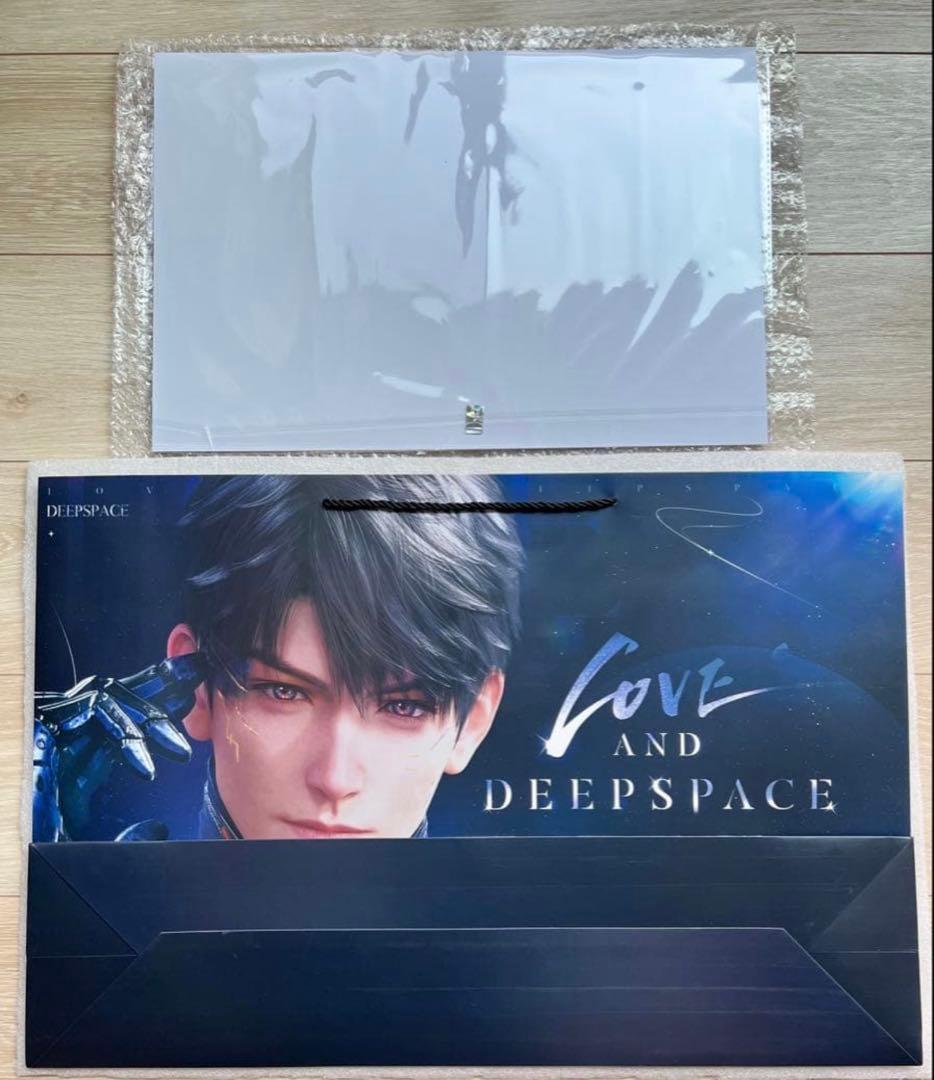恋と深空 マヒル ポスター　Calebショッパー　フレーム付　扇子セット tgs