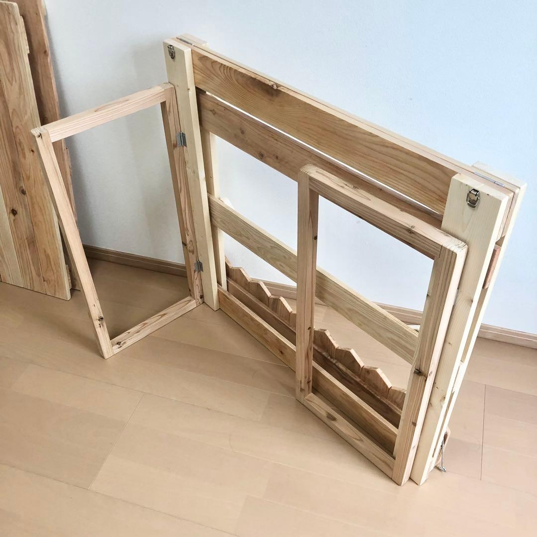 らむちゃん/仕様変更品/折りたたみ什器/フリマ/マルシェ/店舗什器