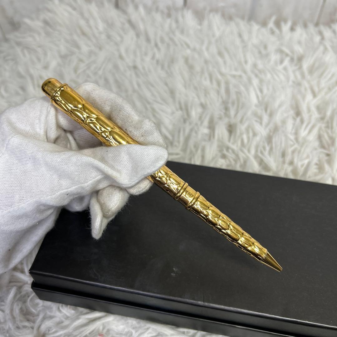 GUCCI ペン　ボールペン　インターロッキング　ゴールド　gold 金