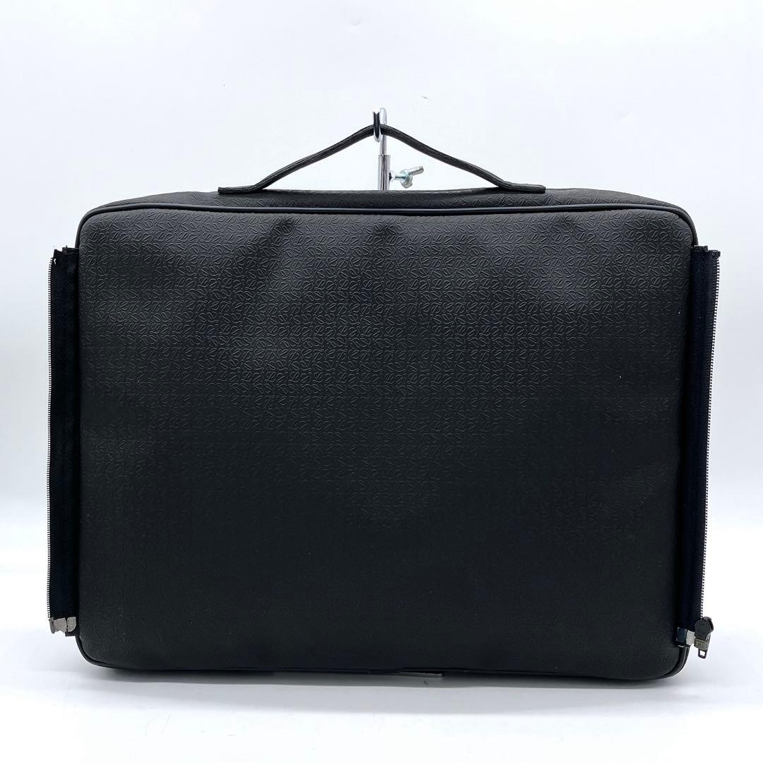 【LOEWE】ブリーフケース　リピートアナグラム　PVC ブラック