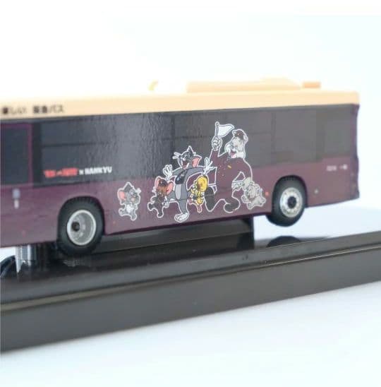 トムとジェリー×阪急電車「ラッピングバス1/80ディスプレイモデル（千里）」