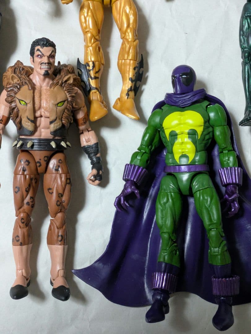 マーベルレジェンド・スパイダーマンヴィラン系のジャンクセット