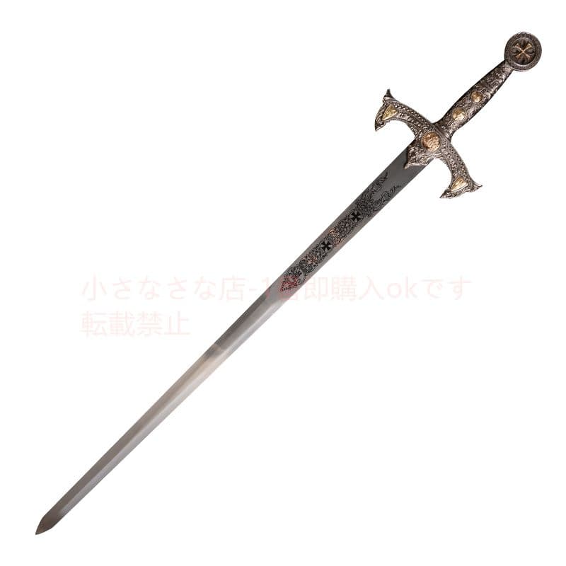 テンプル騎士剣 古兵器 武具模造刀·模擬刀 Cosplay ロールプレイング