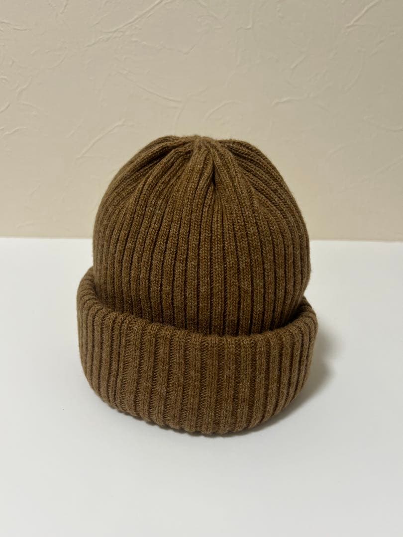 【美品】BURBERRY バーバリー ニット帽 ウール ブラウン