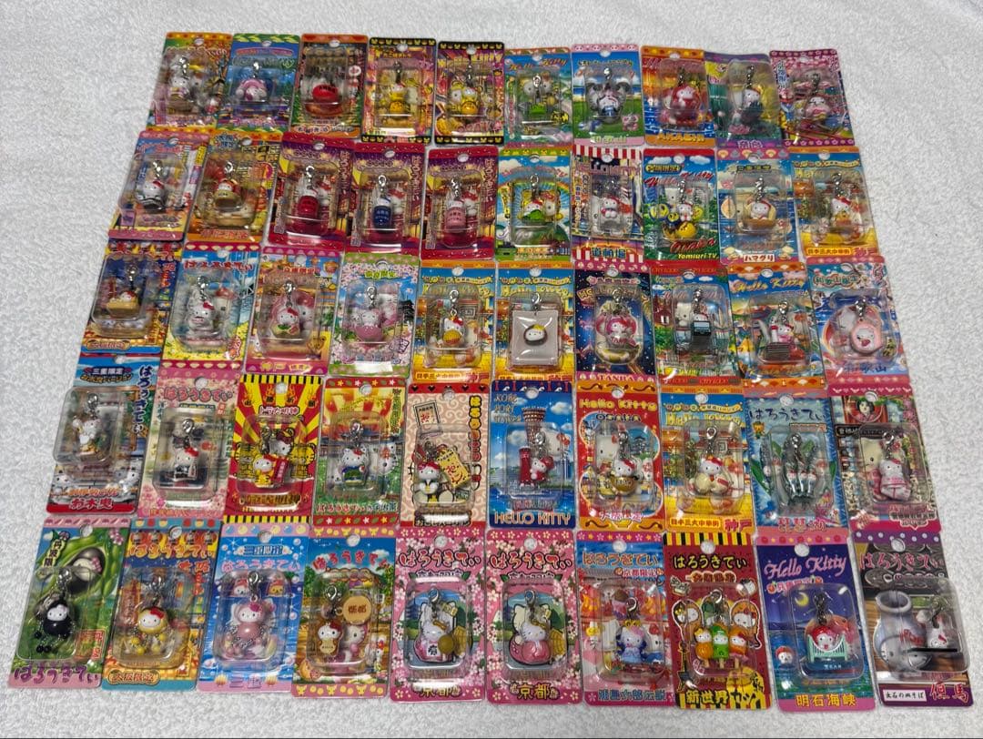 ご当地ハローキティ キーホルダーファスナーマスコット 50個セット 近畿地方5