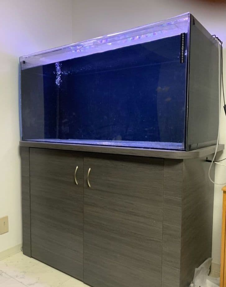 アクリル1200オーバーフロー水槽セット 4面ブラック