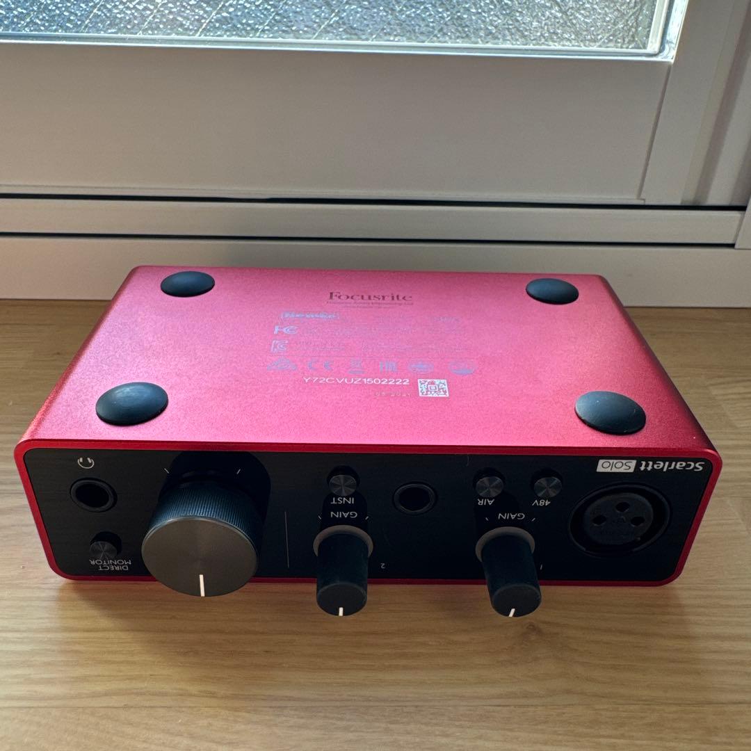 Focusrite フォーカスライト オーディオインターフェース(ほぼ未使用)