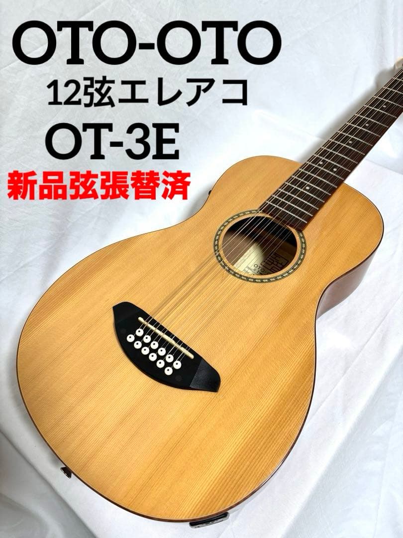 【新品弦張替済】音音 12弦エレアコ OT-3E NA by James
