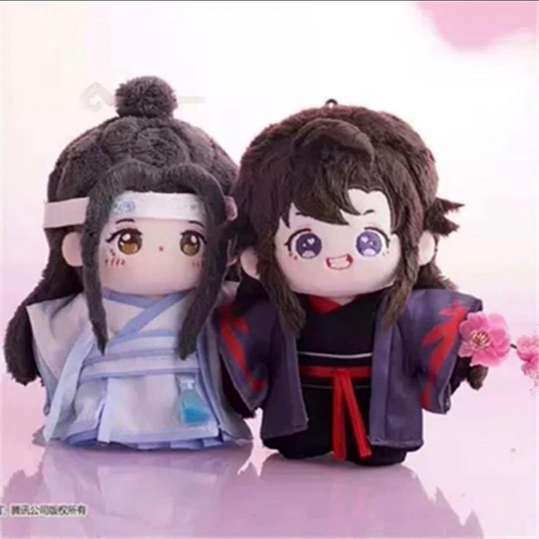 魔道祖師 KAZE ぬいぐるみ 10cm 骨なし 奶呼呼 魏無羡 藍忘機