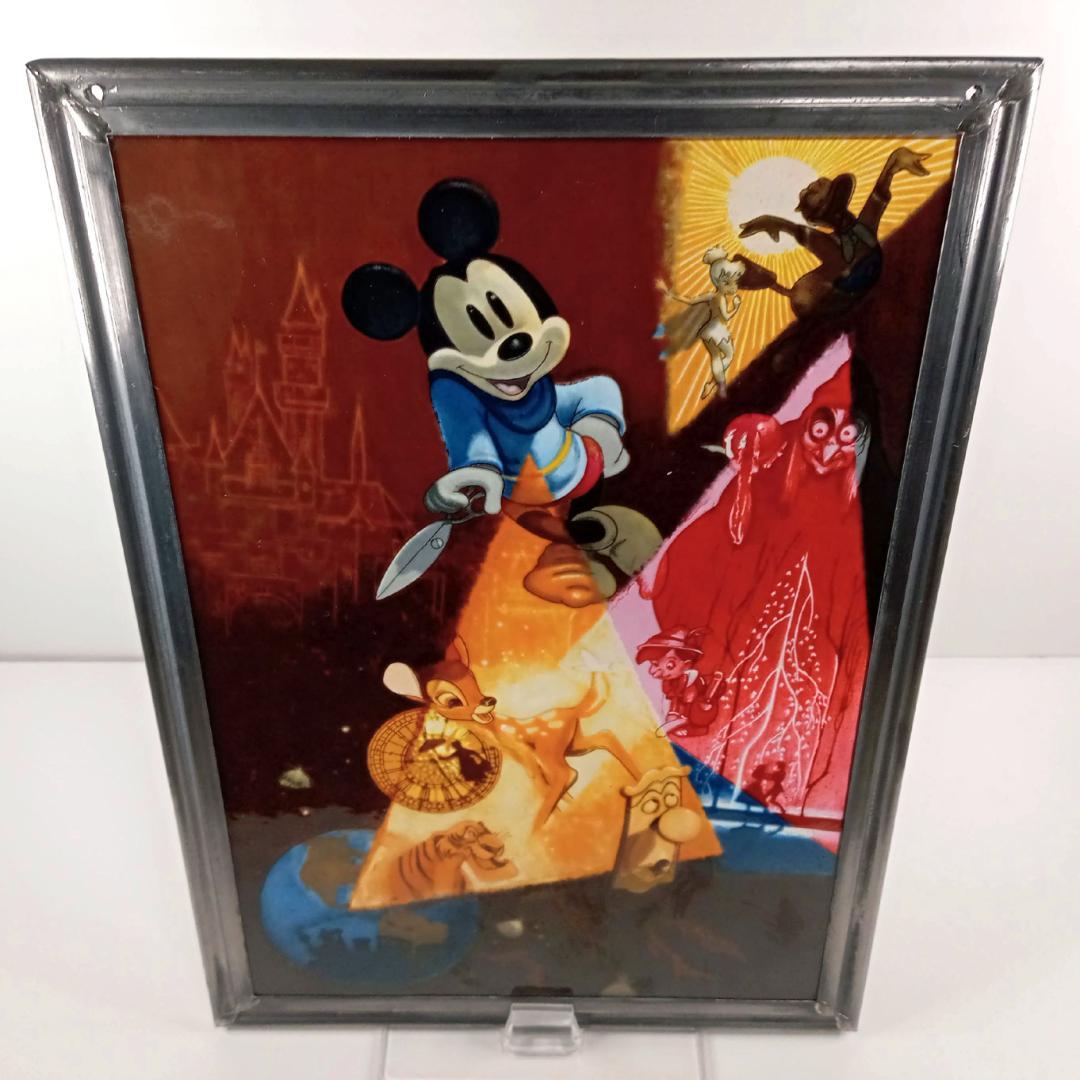 新品ウォルト・ディズニー生誕１００周年ミッキー ステンドグラス グラスマスターズ