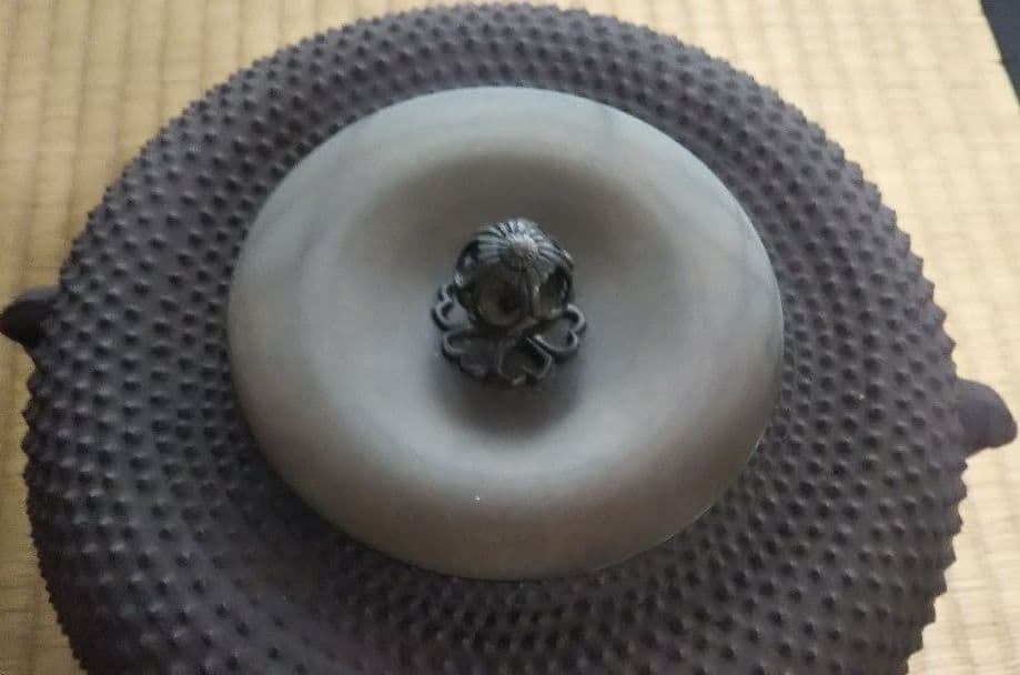 茶道具 鋳銅 琉球風炉 昇雲 霰田口釜 畠春斎 新品