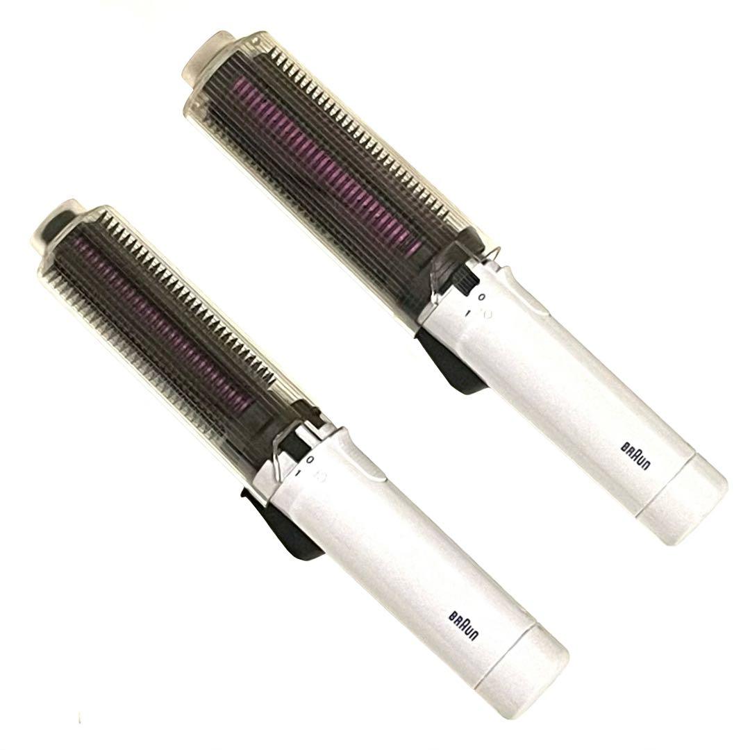 激レア・超美品☆ブラウン ガス式ヘアアイロン2台＆専用ガスカートリッジ4本セット