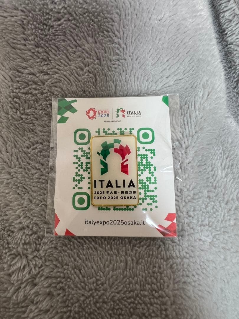 【新品非売品】EXPO大阪　イタリア館　ピンバッチ2種セット