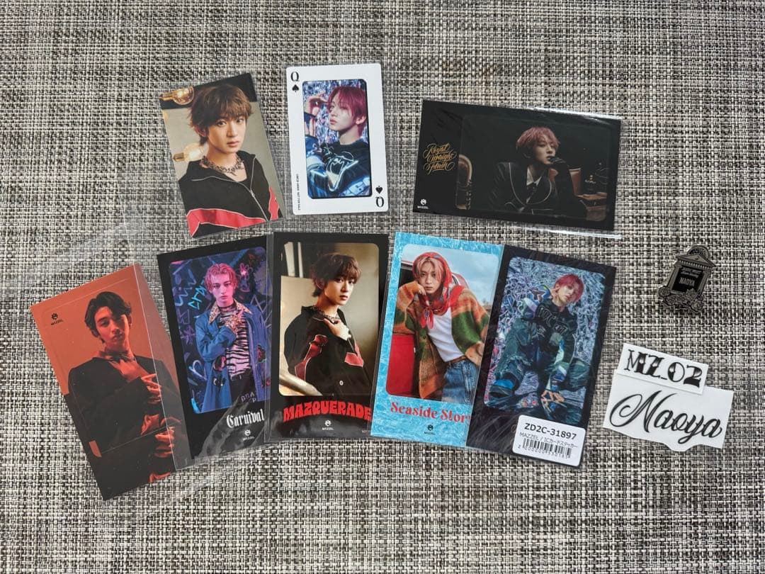 MAZZEL NAOYA ナオヤ ICステッカー　トレカ　セット