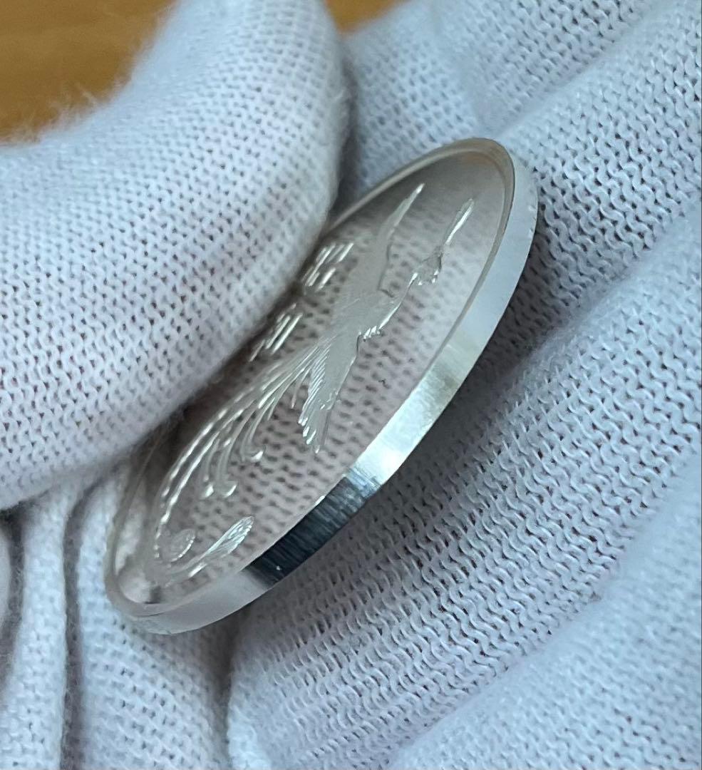 天皇陛下御在位五十年記念純銀メダル(silver925) 鳳凰天皇陛下御即位記念