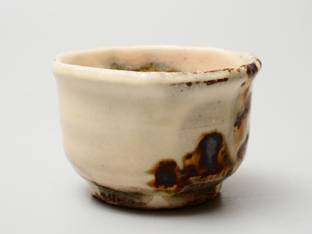 吉良々窯 加藤克也作 粉引 ぐい吞 共箱 酒器