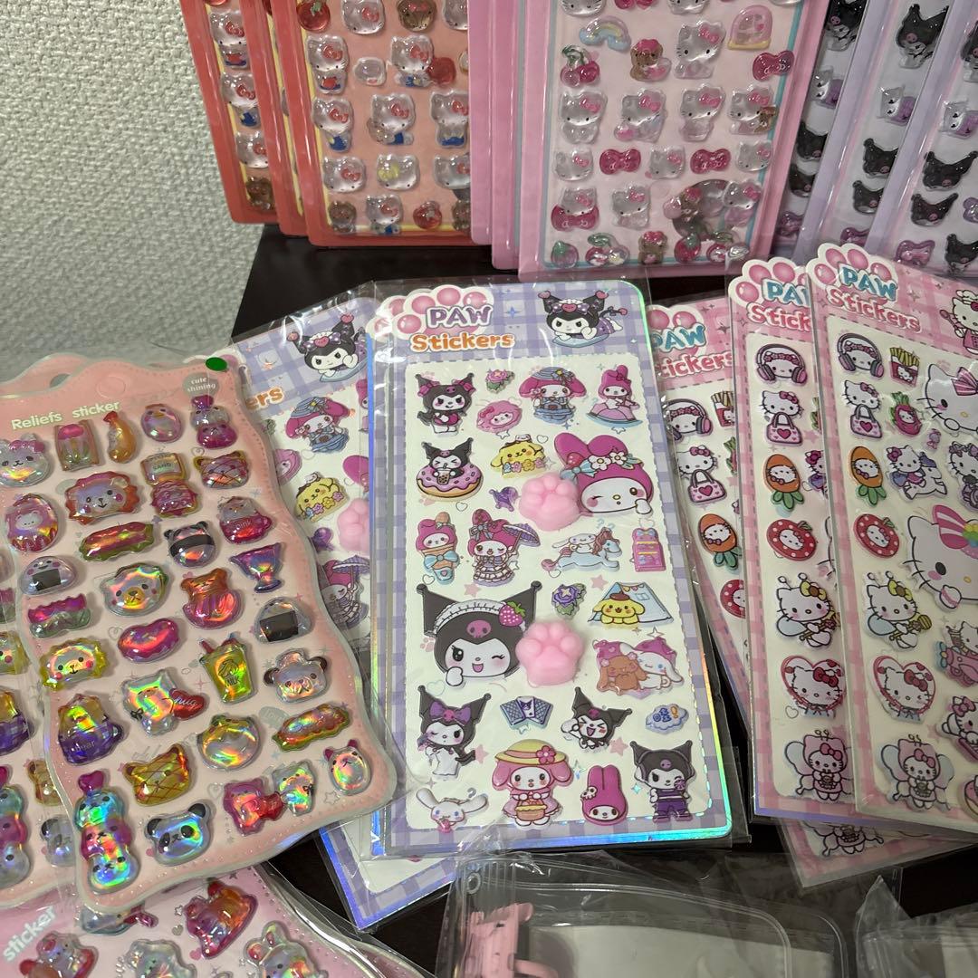A7シール帳3冊35枚セット　3人分