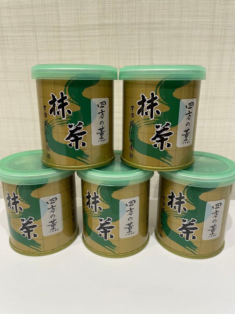 山政小山園 抹茶 四方の薫 30g×5缶