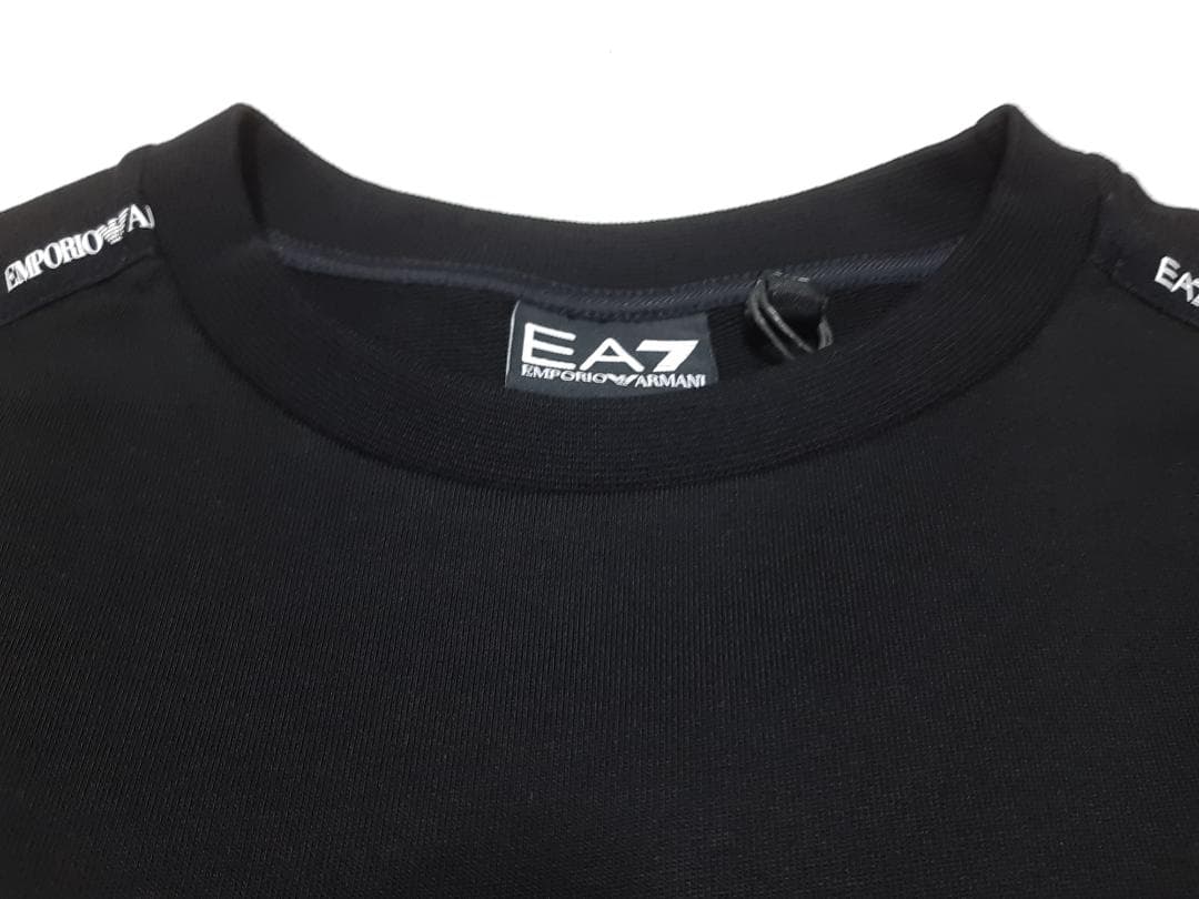 【新品】EA7/アルマーニジュニア　テーピング・黒スウェット　14A・14歳