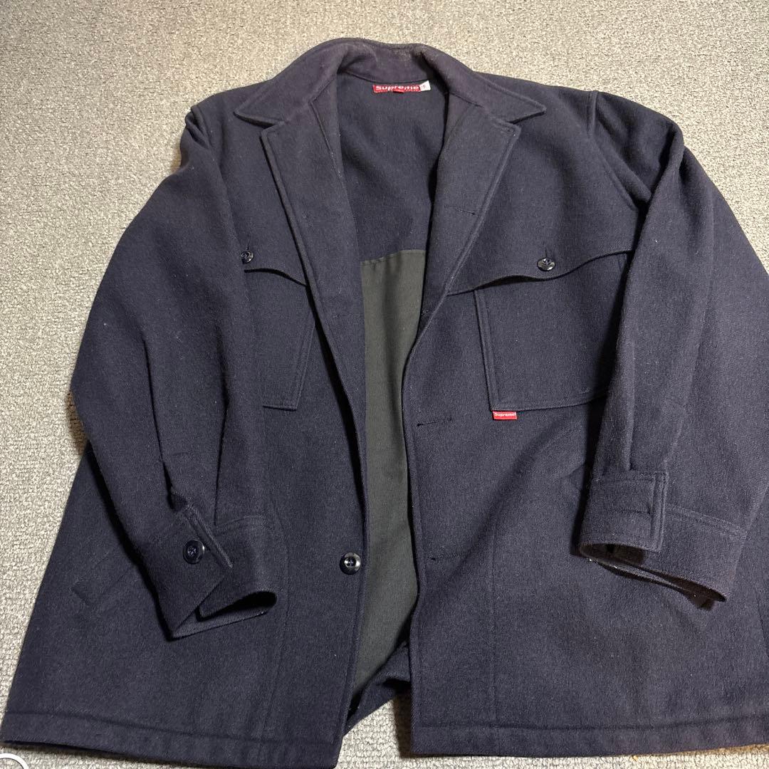 Supreme ネイビージャケット