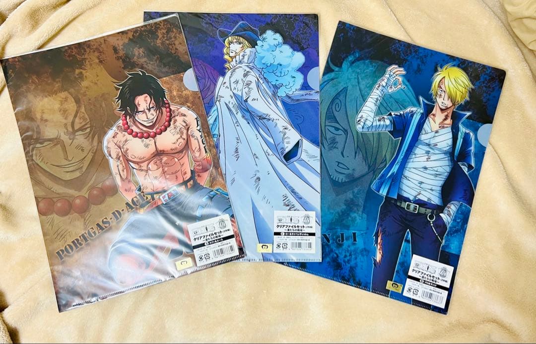 ONE PIECE 15th 漢たちの戦場 クリアファイルセット